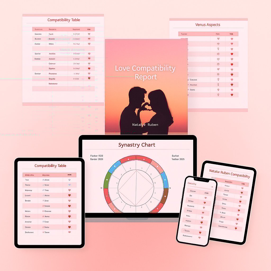 Rapport de prévision amoureuse, rapport de compatibilité amoureuse