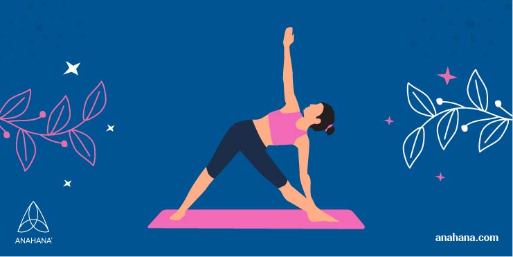 Yoga Parivrita Trikonasana Inverted Triangle Pose By Beautiful Caucasian  Woman In Blue Capri And Top At White Background. Free Space For Text Stock  Photo, Picture and Royalty Free Image. Image 11270279.